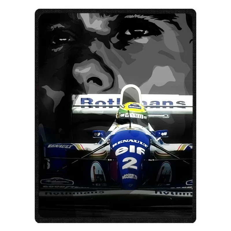 Ayrton Сенна да Силва пледы одеяла Индивидуальные одеяло Манта Коралловое