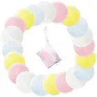 Бамбуковая подушка для удаления макияжа, 20 шт., многоразовые мягкие подушечки для ухода за кожей лица и умывания, косметические инструменты