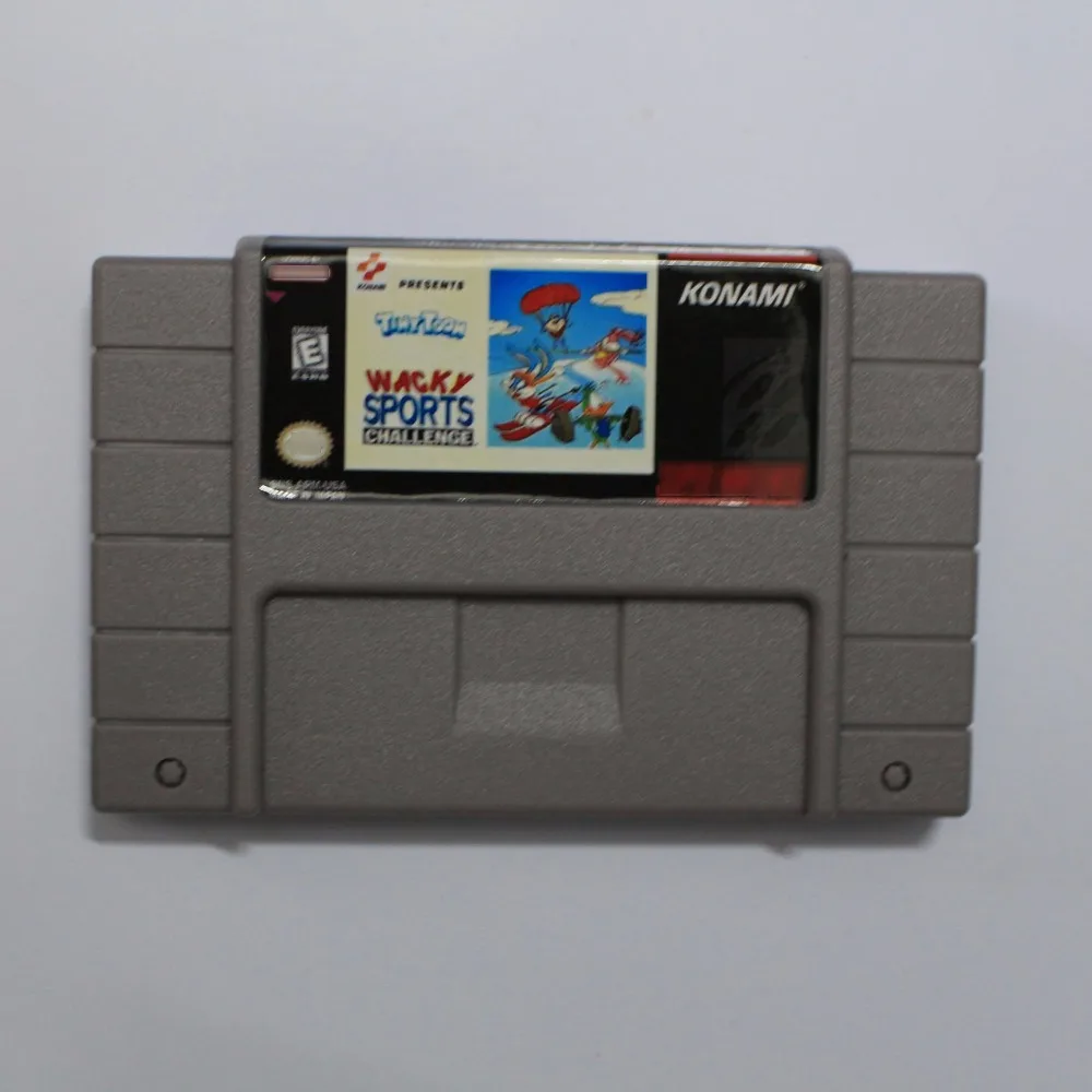 Маленькая мультяшная 16 бит NTSC большая серая игровая карта для игрового
