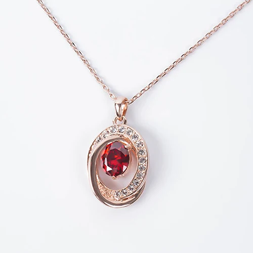 Women Fashion Oval Rhinestone Pendant Chain Necklace Hook Earrings Jewelry Set | Украшения и аксессуары