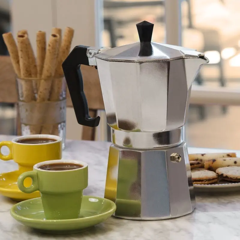 КОФЕВАРКА ГЕЙЗЕРНАЯ VETTA 300мл. алюминиевая с пластиковой ручкой|cup cups|cup 300mlcups kitchen |