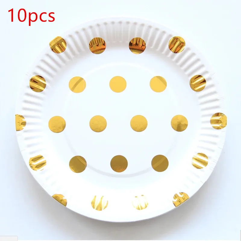 Gold dot 10pcs 1 упаковка, черная Золотая бумага со звездами, вечерние салфетки из натурального дерева, бумажные салфетки для свадьбы, дня рождения, товары для украшения дома - Цвет: Gold dot 10pcs
