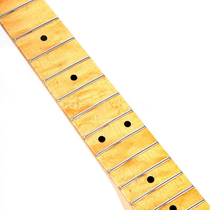 Качество Guitarneck ST Гитара Шея Клен 22 Лада Замена Палец Доска Аксессуар Части Черный