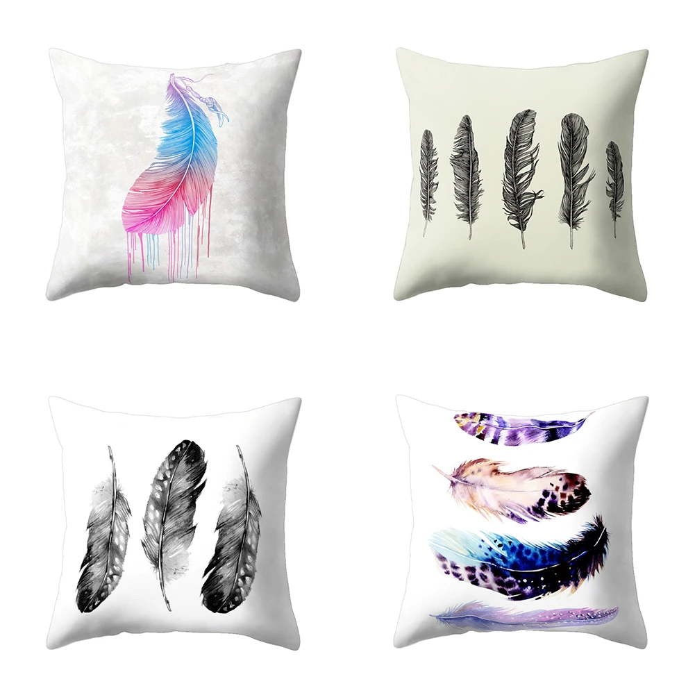 Перо Dream Catcher принт Пледы Наволочки Обложка Home|pillow case|throw pillow casespillow case cover |