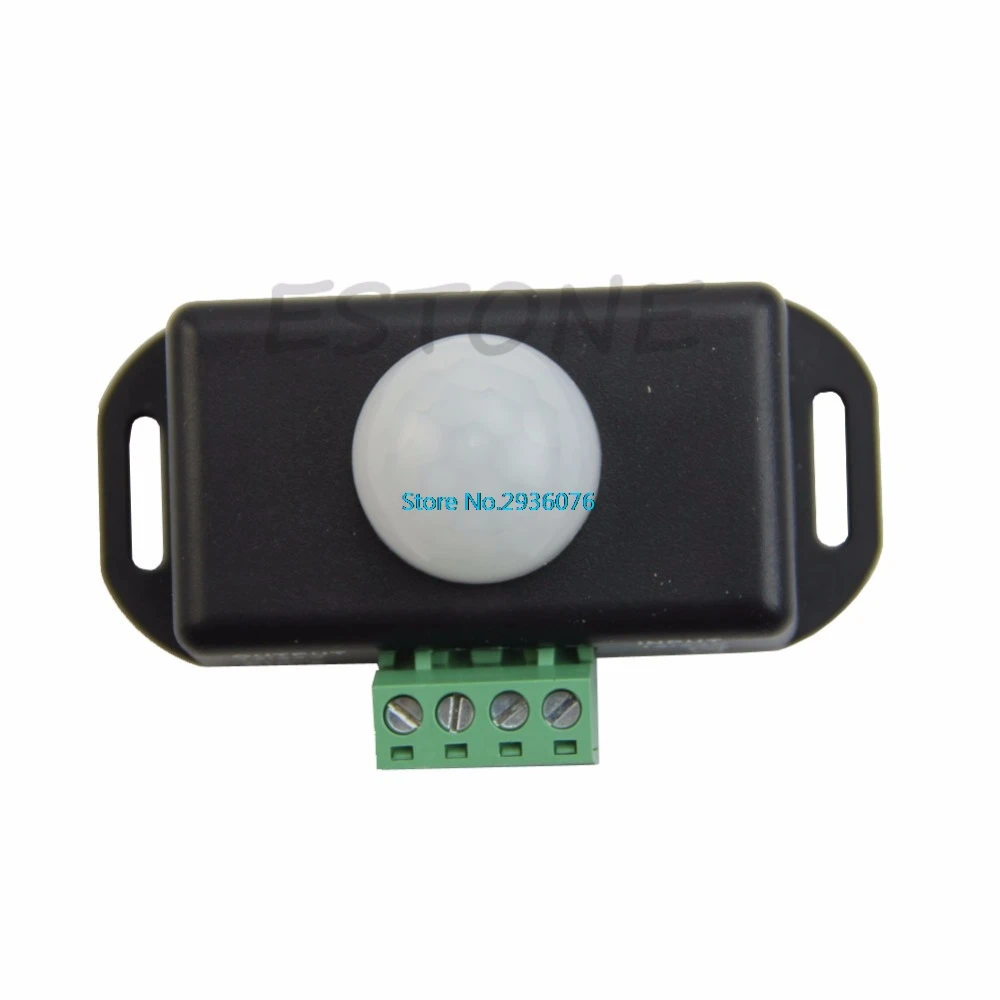 OOTDTY тела инфракрасный датчик движения PIR Сенсор выключатель AC/DC 12V/24V для