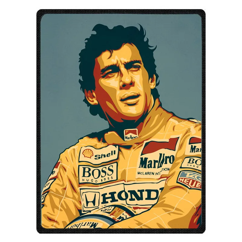 Ayrton Сенна да Силва пледы одеяла Индивидуальные одеяло Манта Коралловое