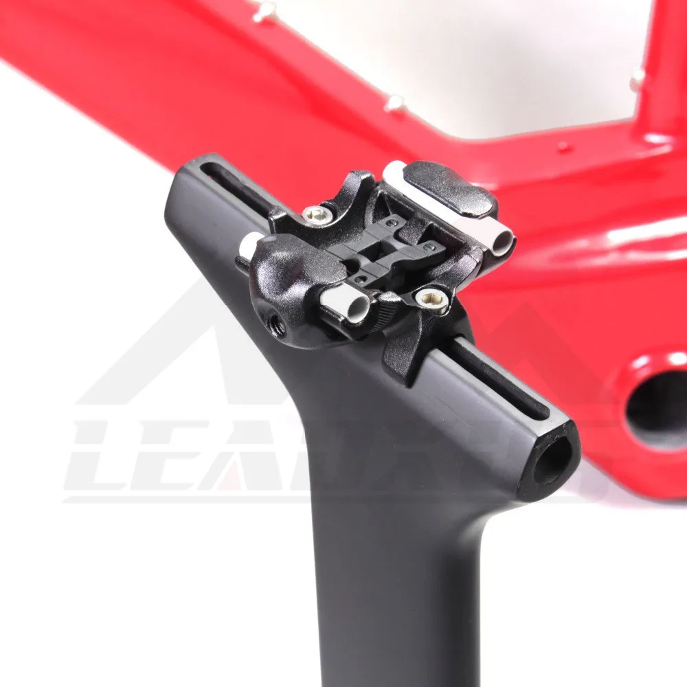 Скидка Углеродная велосипедная Рама LEADXUS KX3000 Red Time Trail для триатлона, рама для велосипеда TT, Гоночная рама, вилка, подседельный штырь, гарнитура, зажи...