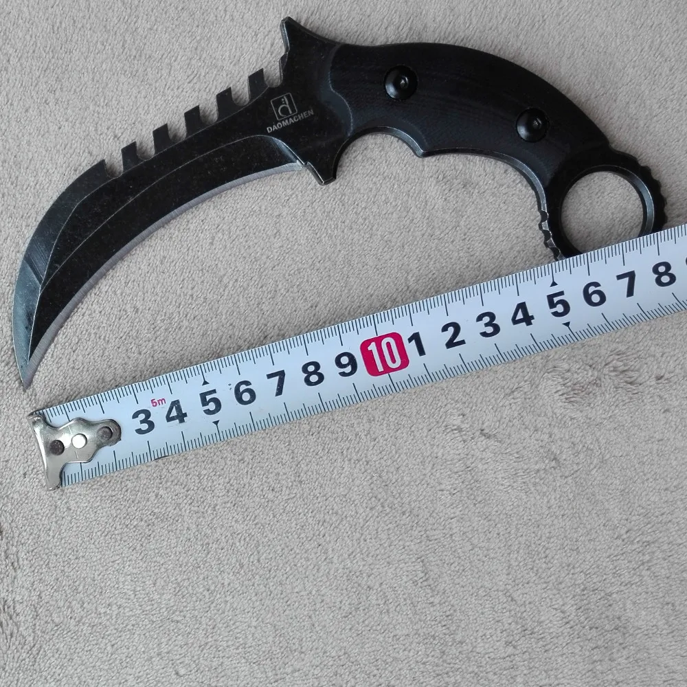 Открытый тактический нож Karambit для кемпинга выживания охотничьи ножи
