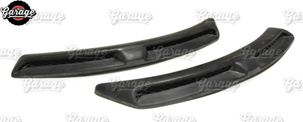 Накладки на передние кранцы для Mitsubishi Lancer 10 2007 2015 АБС пластиковые накладки