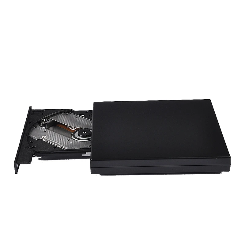 Внешний оптический привод Deepfox usb 2 0 DVD комбинированный с функцией записи для ПК Mac