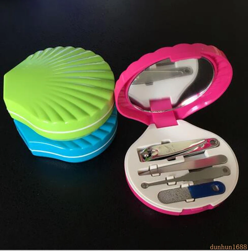 

free shipping 300set Wholesale Supply Seashell Shape Beauty Set Nail Manicure Tool Set#5566