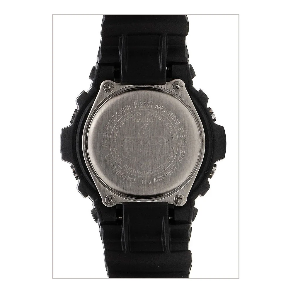 Quartz Wristwatches Casio for mens AWG-M100B-1A Watches Mans Watch Wristwatch Wrist men G-Shock | Наручные часы