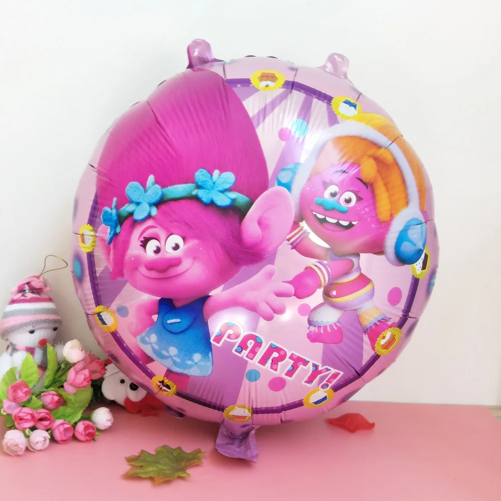 XXYYZZ 2018 новый раунд тролли Алюминий шар вечерние игрушка для вечеринки дня