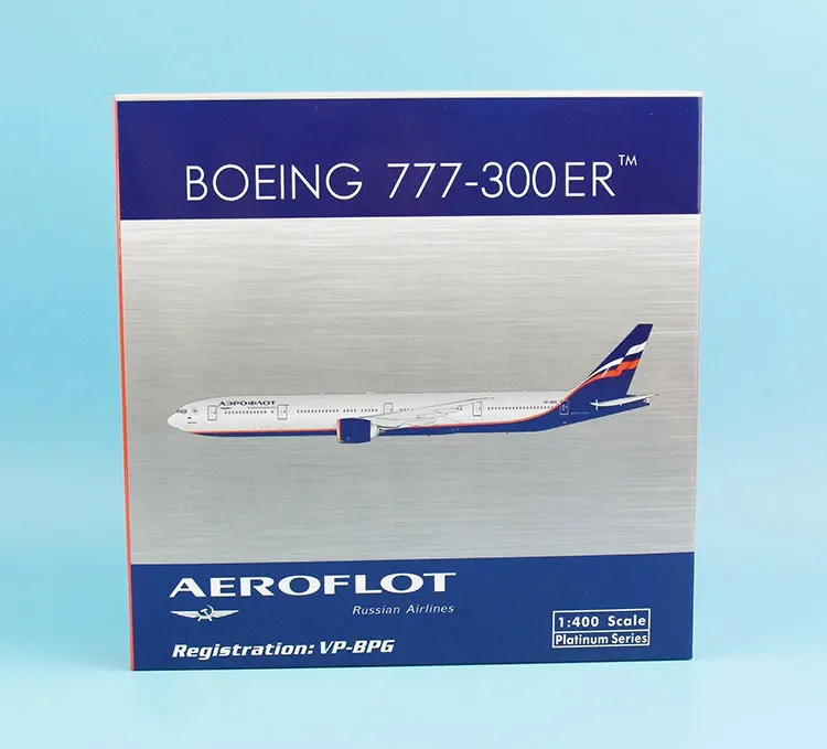 1:400 весы Аэрофлот PH11491 Boeing 777-300ER, VP-BPG русский самолета изысканный Моделирование Статический Металлическая Модель Коллекция игрушек