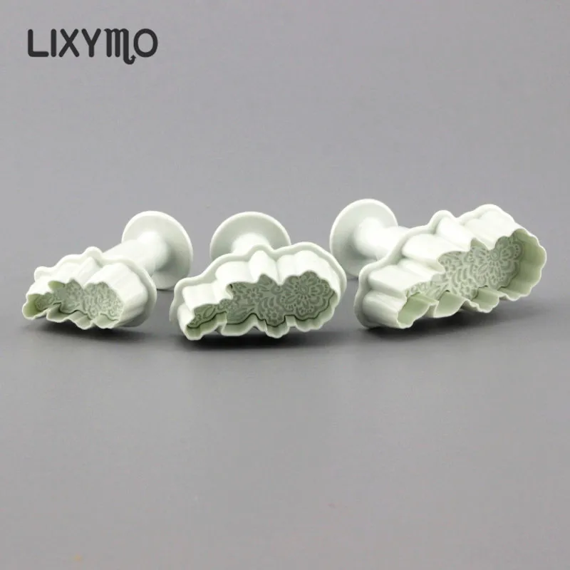 LIXYMO кружевные формы для помадки режущие резаки бриллиантовое украшение торта
