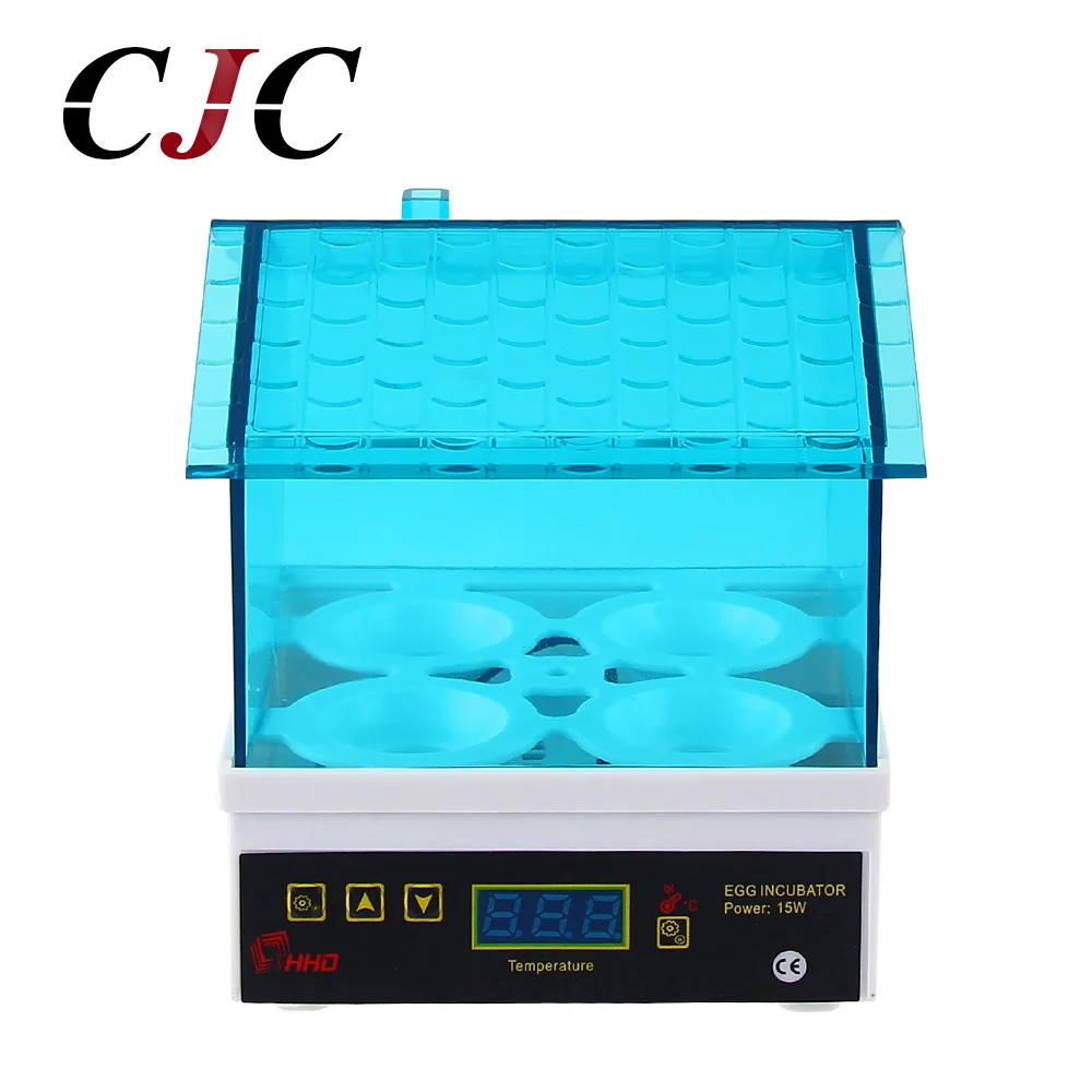 

Egg Incubator Mini Digital Semi Automatic Egg Hatcher 4 Eggs Hatching Machine for Chicken Duck Bird Pigeon Quail