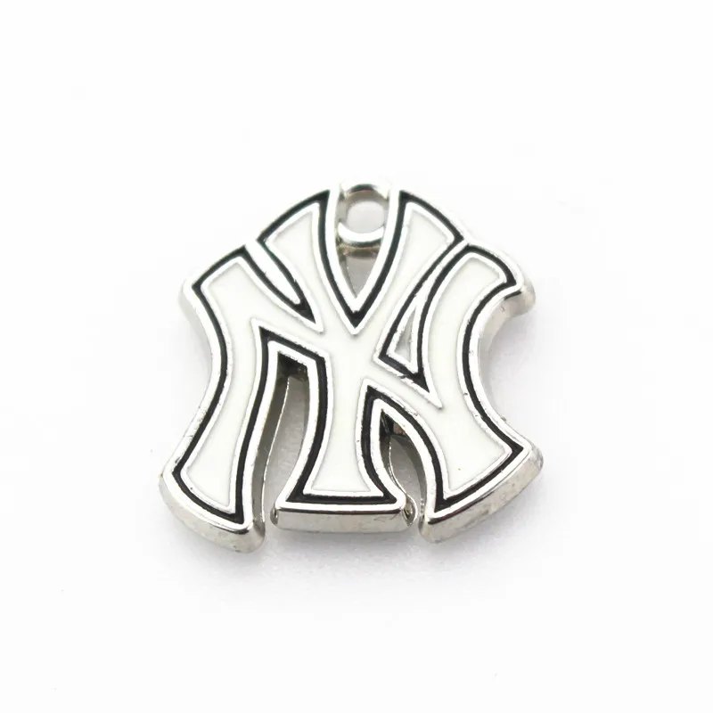 Новые 10 шт/партия NY Yankees бейсбольные подвесные кулоны команды Красивая подвеска