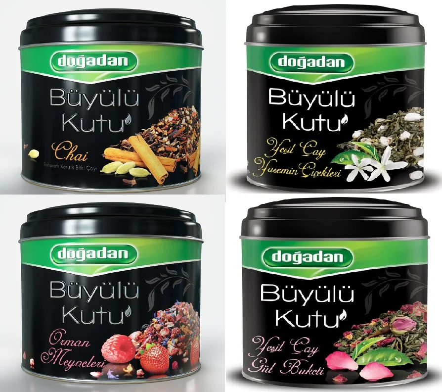 Dogadan BUYULU KUTU Свободный чай-смешанный травяной, Зеленый лист% 100 натуральный-100 гр