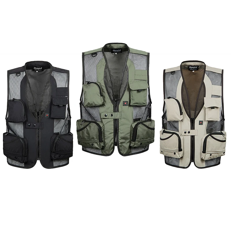 Военные сетчатые жилеты тактические с несколькими карманами в армейском стиле