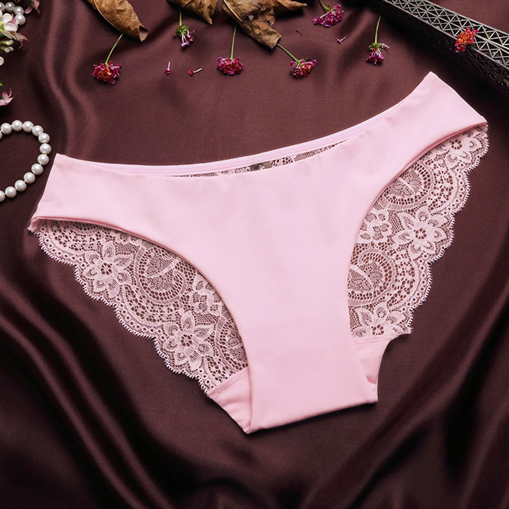 Пикантные Для женщин кружевное платье с цветочным рисунком Трусики для Мягкий