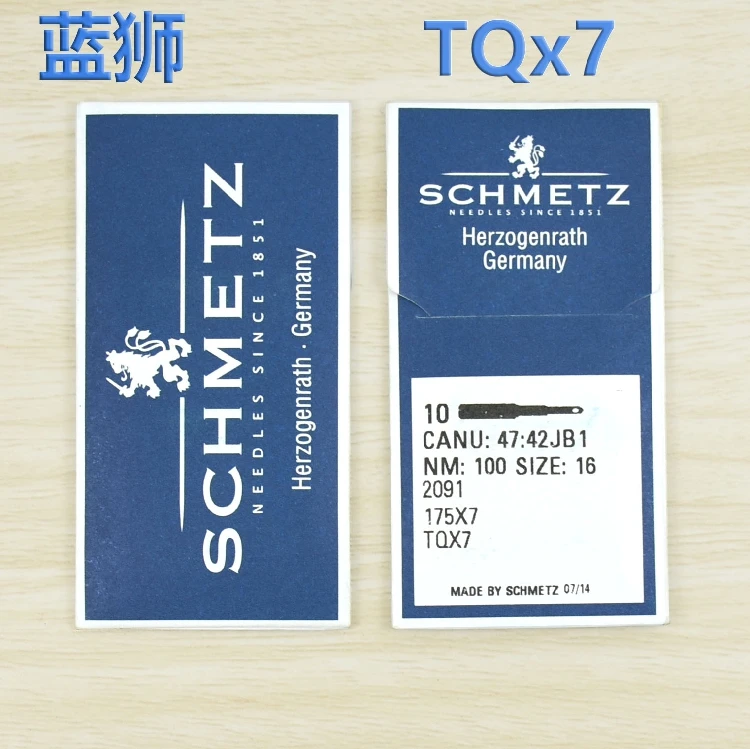 Игла для швейной машинки [SCHMETZ Германия] игла TQX7 16/100 ногтевой из Зеландии|needle