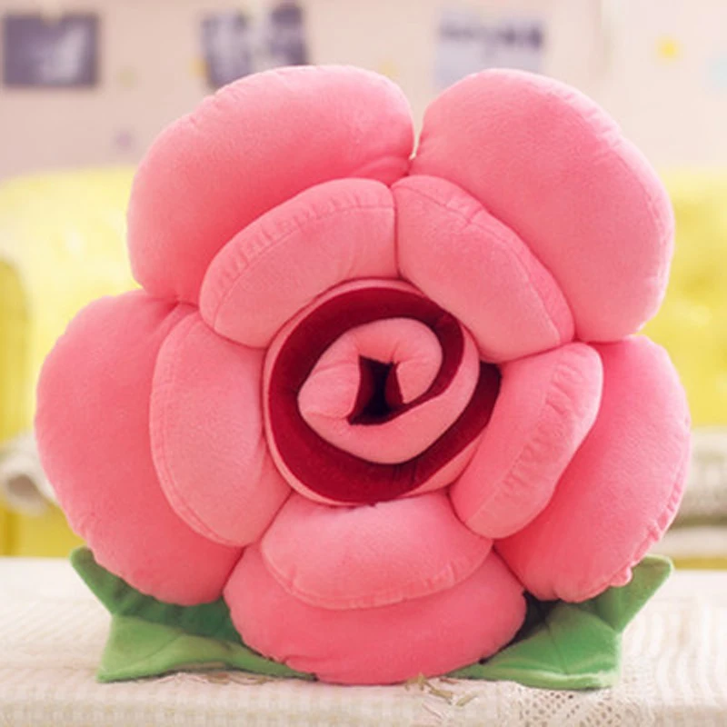 Ymqy 2018 прекрасный plushthrow Подушки детские мягкие розы украшения дома любителей День