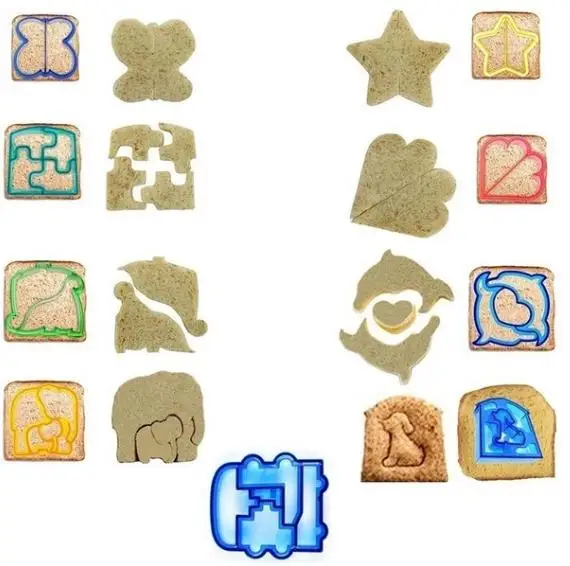 Сэндвич-резаки форма резак тостов печенья фотопрессы для хлеба детей устройство