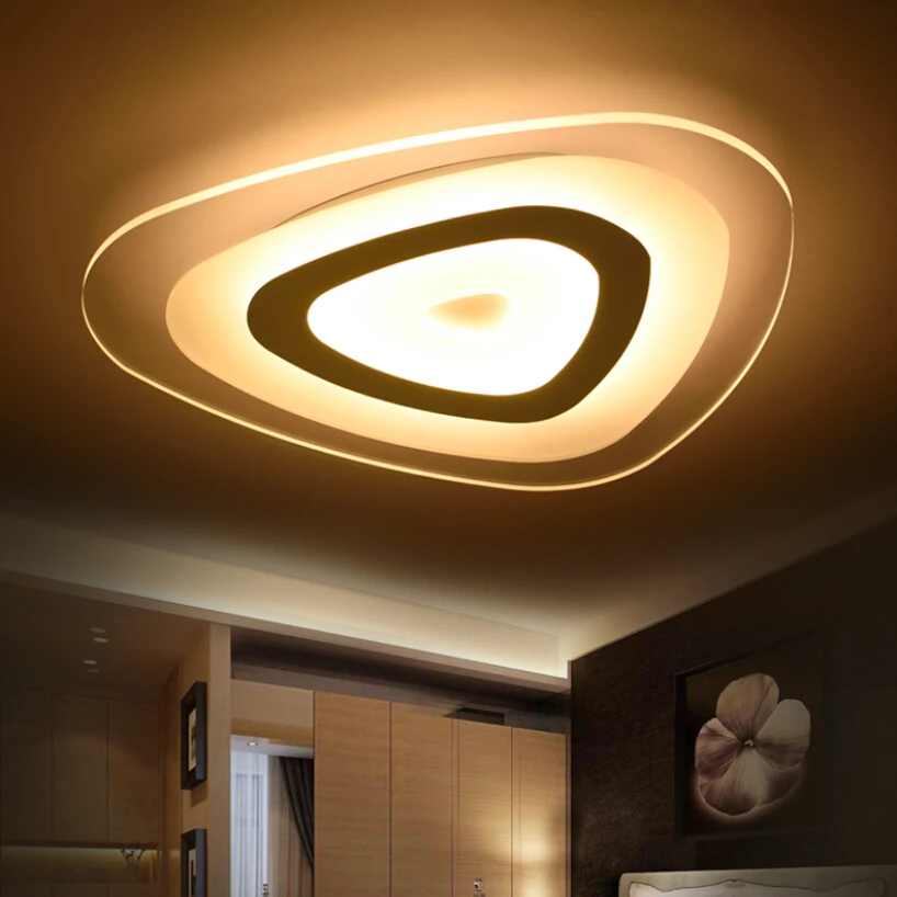 

Ultrathin Surface Mounted Triangle Modern led ceiling lights lamp for living room bedroom lustres de sala home Dec Ceiling Lamp