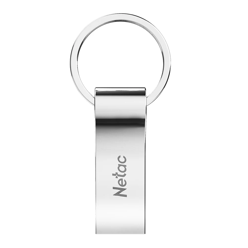 Netac U275 флеш-диск USB 2,0 с кольцом для ключей 8GB 16GB 32 GB Aluninum Alloy Stick USB2.0 8 16 32 GB металлическая Флешка серебристый U диск