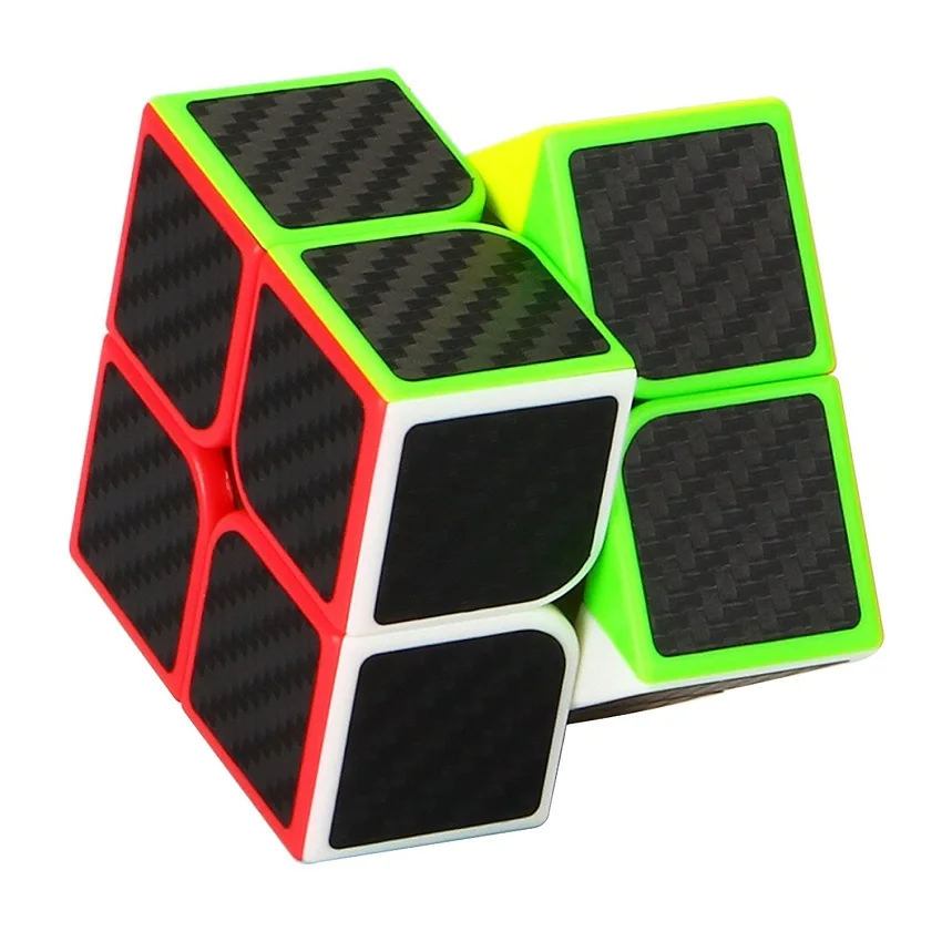 Z cube наклейка из углеродного волокна скорость 2*2*2 магический куб Magico 2x2x2 образовательный мозговой тизер Развивающие игрушки для детей и взрослых