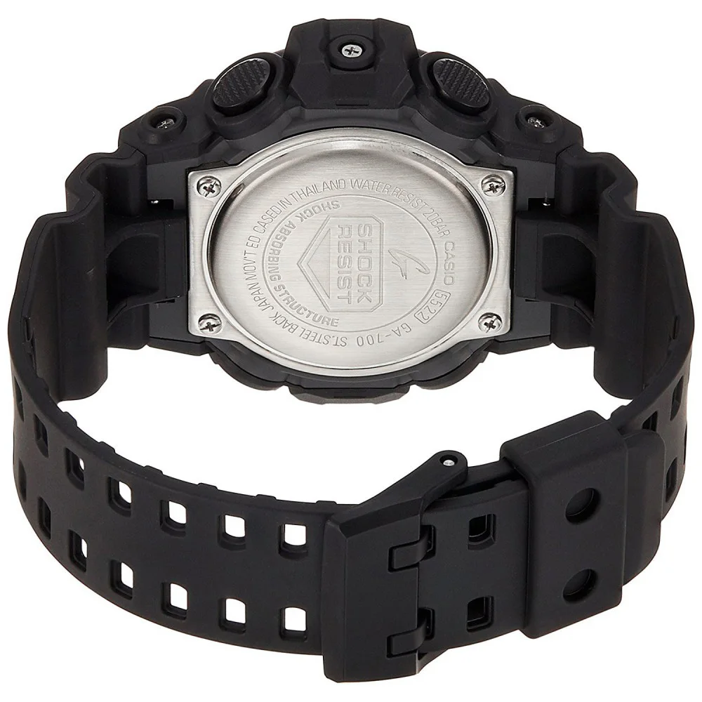 Quartz Wristwatches Casio for mens GA 700 1B Watches Mans Watch Wristwatch Wrist men G Shock|Мужские спортивные часы| |