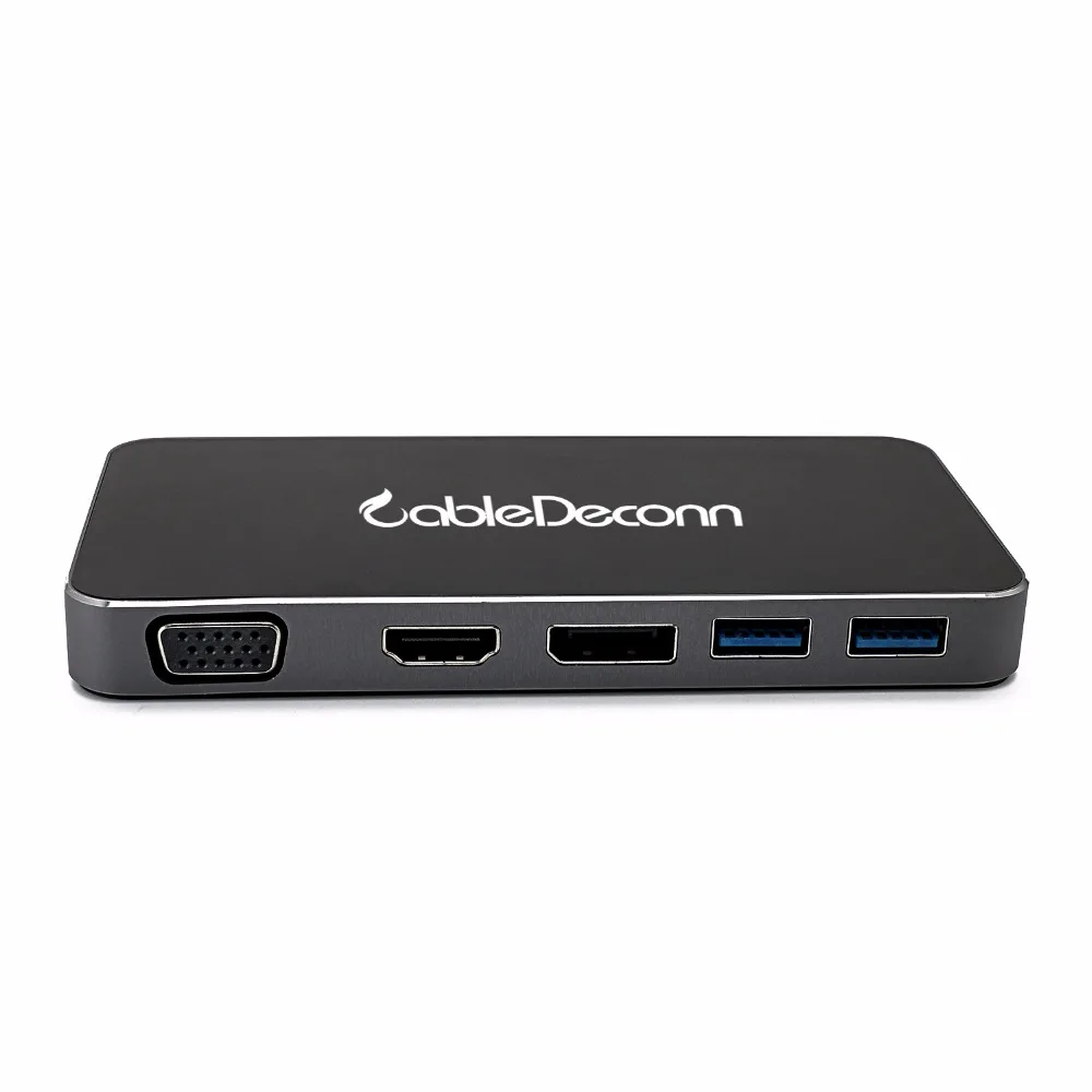 USB C концентратор usb3.1 type c док станция для к hdmi vga displayport MINI DP адаптер конвертер Macbook