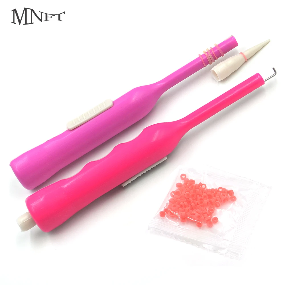 

MNFT 1Set Red Worm Lobworm Maggots Bloodworm Lure Bander Tool Match Bait Bands Carp Fishing Banding Tools Tackle