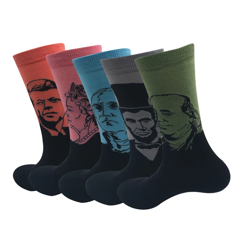 Носки мужские хлопок цвет в ассортименте 5 пар|5 pairs|of socksdesigner mens socks |