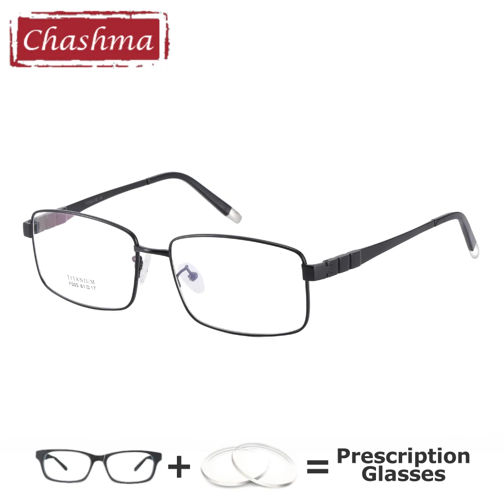 

Oversize Eyeglass Men Pure Titanium Large Frame for Wide Face Optical Prescription Recipe Glasses Anti Reflective Lenses