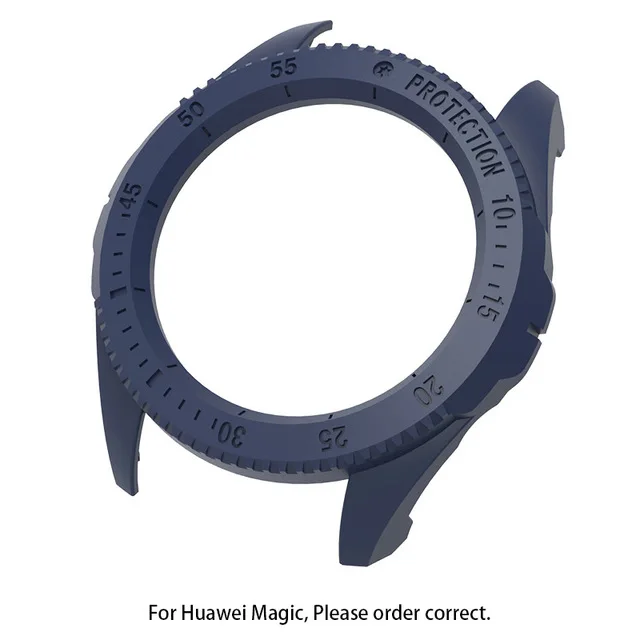 magic midnight blue Покрытие Жесткая Броня для huawei watch honor magic защитный чехол прозрачная накидка корпус ПК Ударопрочный против царапин Спорт - Цвет: magic midnight blue