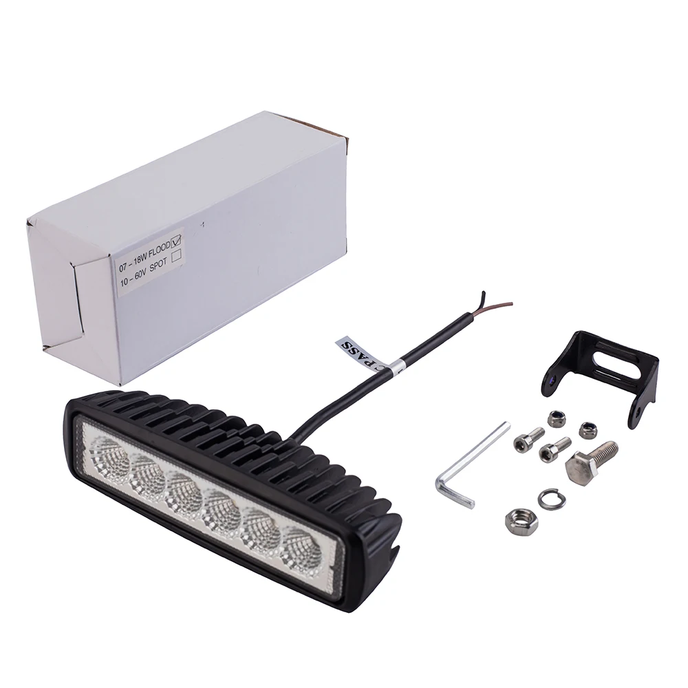 2шт 18 Вт ДХО дневные ходовые огни противотивотуманные фары светодиодные лампы