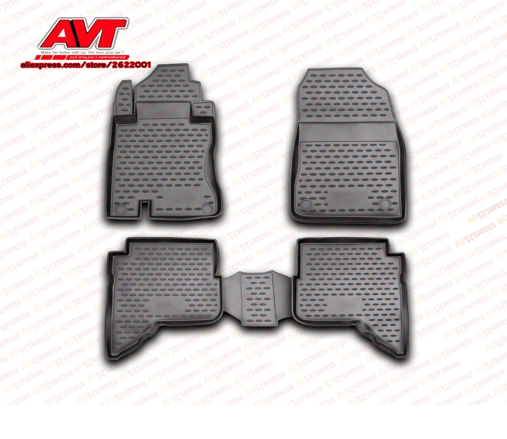 Коврики для Daihatsu Terios 2006 4 шт. резиновые коврики Нескользящие аксессуары салона