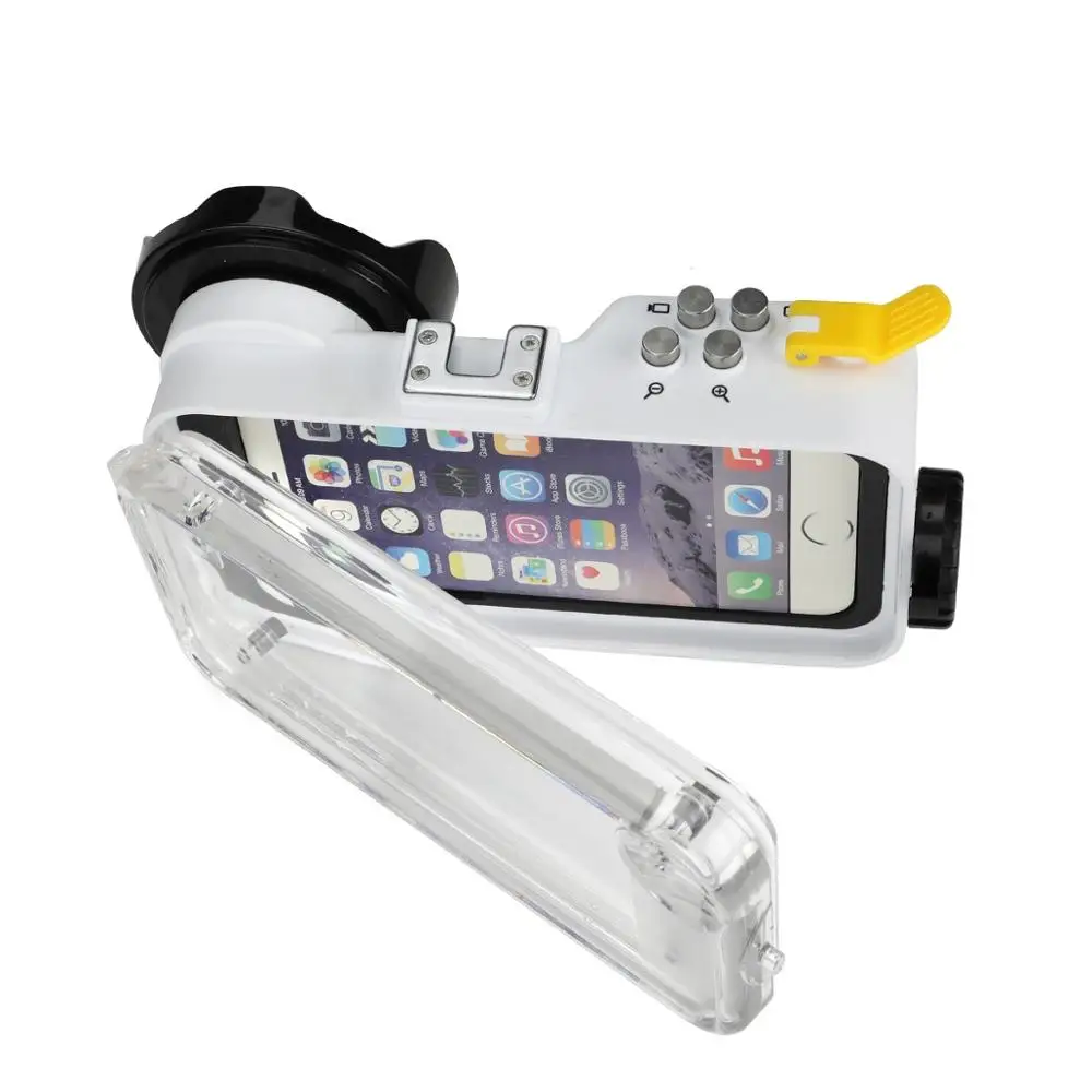 Водонепроницаемый чехол Seafrogs для телефона дайвинга с Bluetooth 60 м 195 футов iPhone 6 7 8