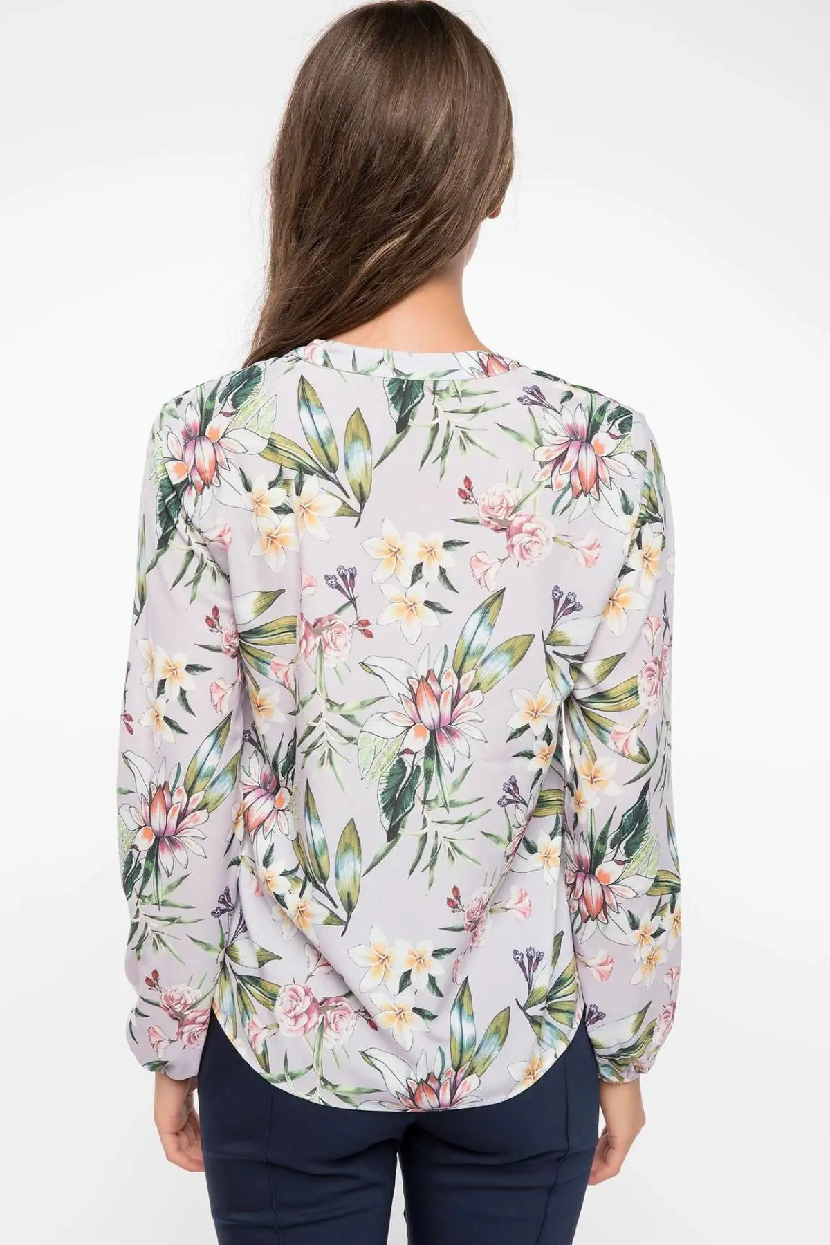 Дефакто Женская Blouse J1929AZ18SM с коротким рукавом| |