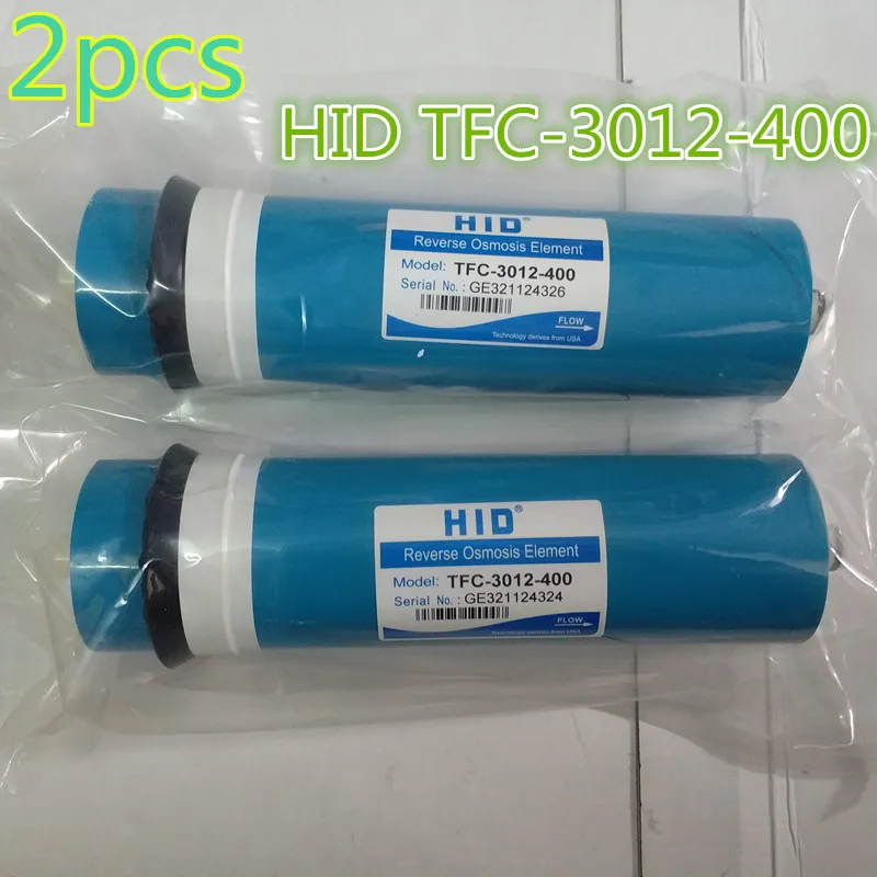 

2pcs 400 gpd reverse osmosis filter HID TFC-3012 -400G Membrane Water Filters Cartridges ro system Filter Membrane