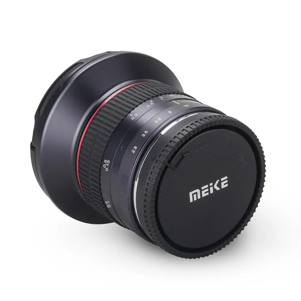 Meike 12 мм f2.8 ультра Широкий формат объектив с фиксированным фокусным расстоянием со съемной капюшоном для ЖК-дисплея с подсветкой Fujifilm X-Mount Камера X-E3 X-T3 X-T2 X-T2 X-T20 X-T100
