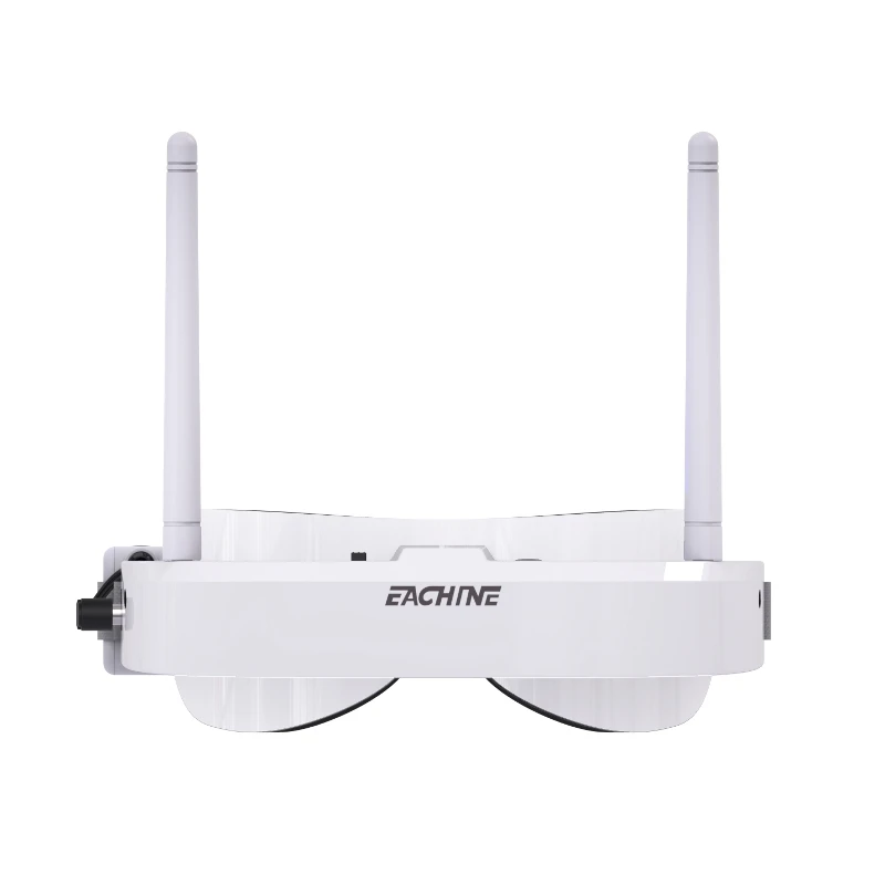 White Eachine EV100 720*540 5,8G 72CH FPV очки с двойной антенной вентилятора 7,4 V 1000mAh батарея - Цвет: White