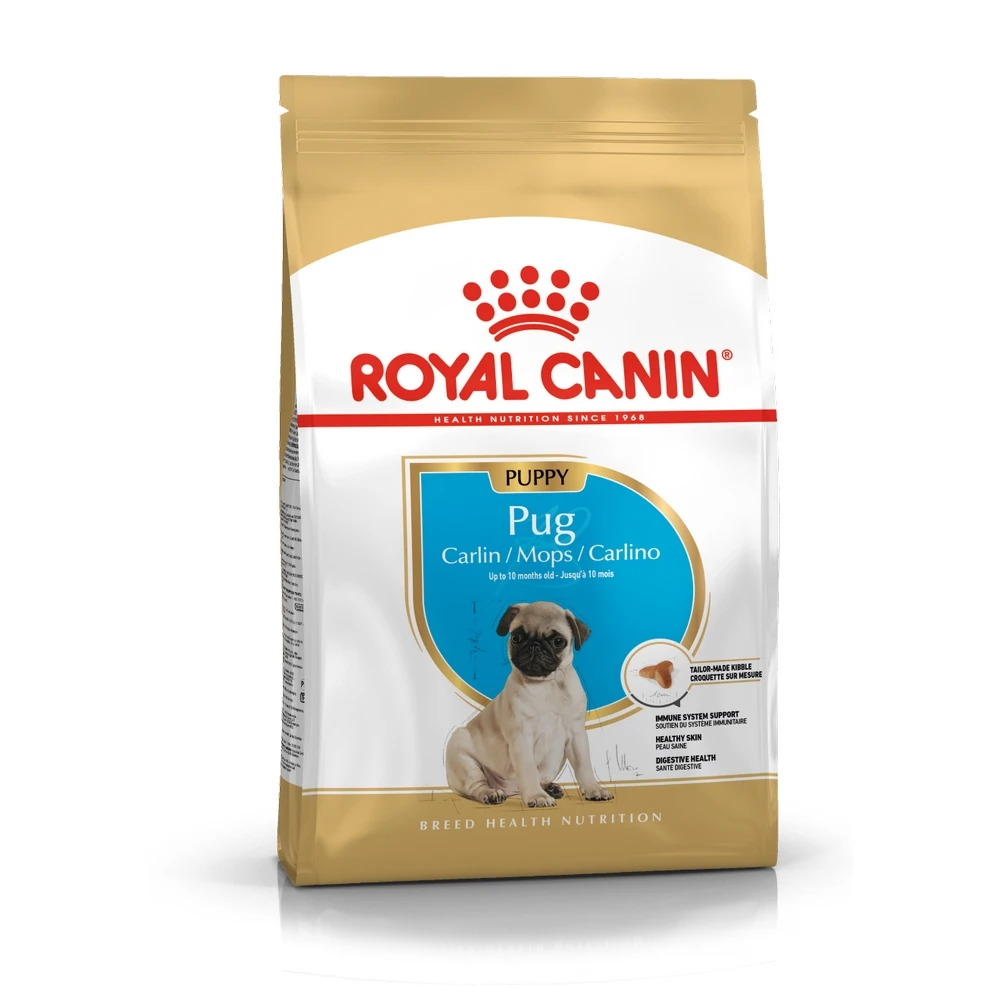 Royal Canin Pug Junior для щенков породы мопс 1 5 кг|Сухой корм собак| |