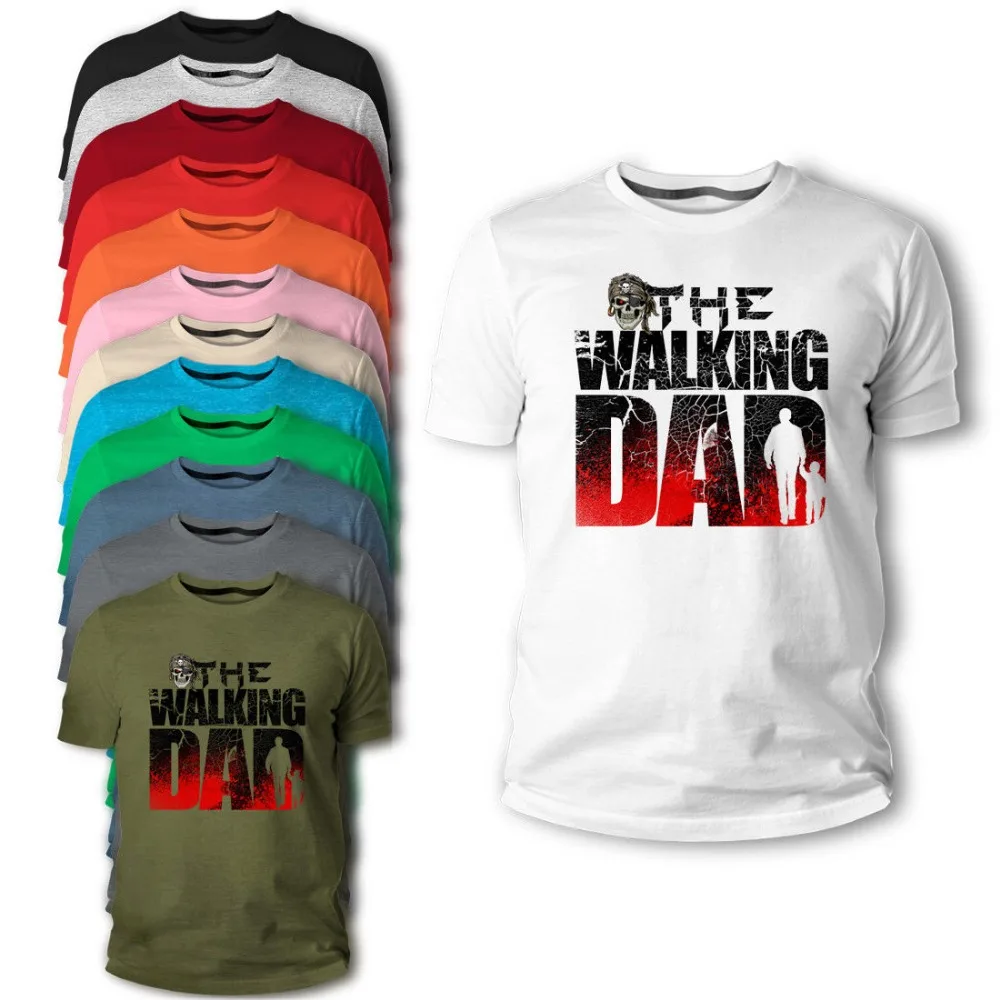 

The Walking Dad Vater saying Fun Cool 2019 New Fashion Design Men Brand In Fashion Cotton Printed T Shirts Cool Tee