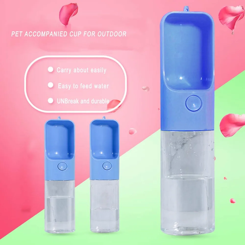 Бутылка для воды собак диспенсер домашних животных Модная Портативная походная