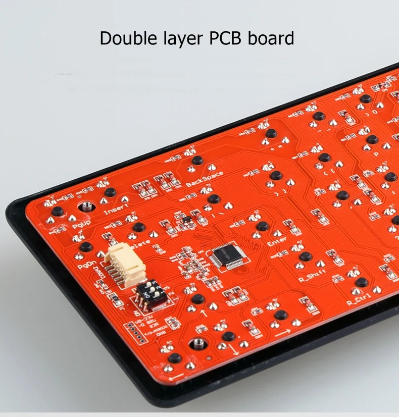 Новое поступление белая Magicforce 82 ключ USB Проводная эргономичная Механическая игровая клавиатура с подсветкой Переключатели Gateron; Синяя подсветка
