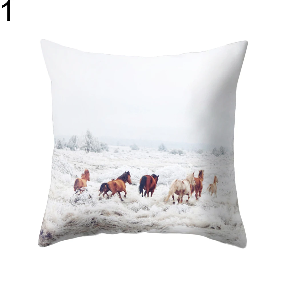 Лес горы печати Наволочки кровать талии кафе Главная|pillow case bed|printed pillow casepillow |
