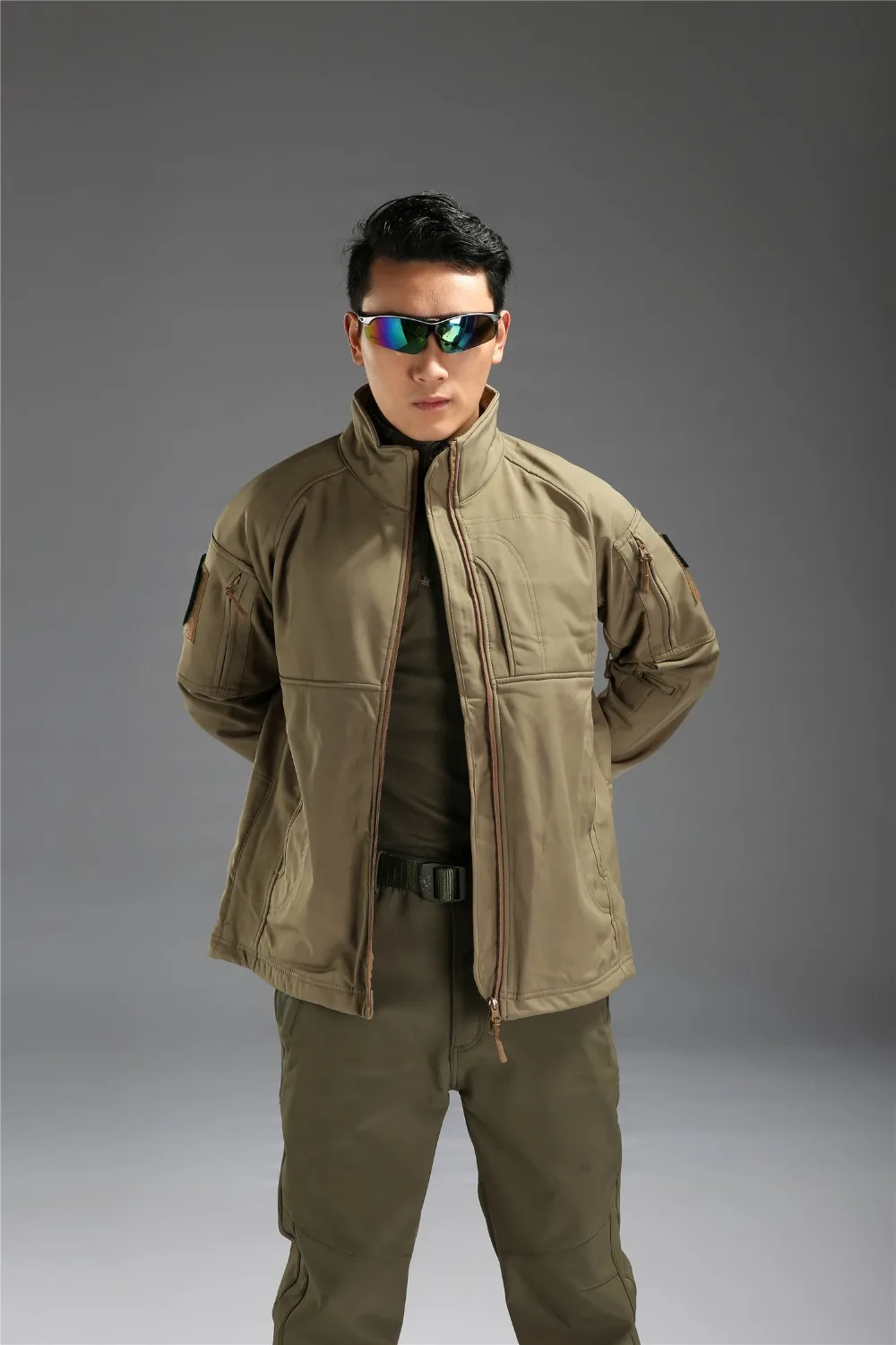 Куртка с флисовой подкладкой водонепроницаемая защитой от ветра|lining jacket|waterproof