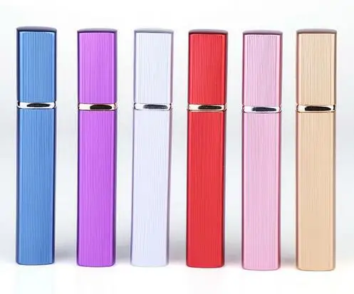 

Wholesale 200 pcs/lot perfume atomizer Cosmetic Containers 7 Colors 12ML aluminum spray bottles#22